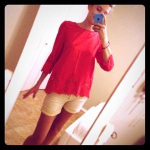 ⭐️NEW⭐️Everly Embellished Lace Blouse!