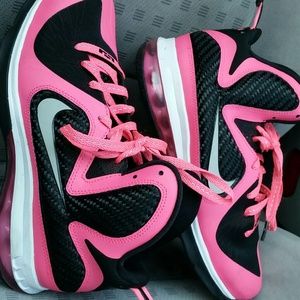 Pink & Black LeBrons