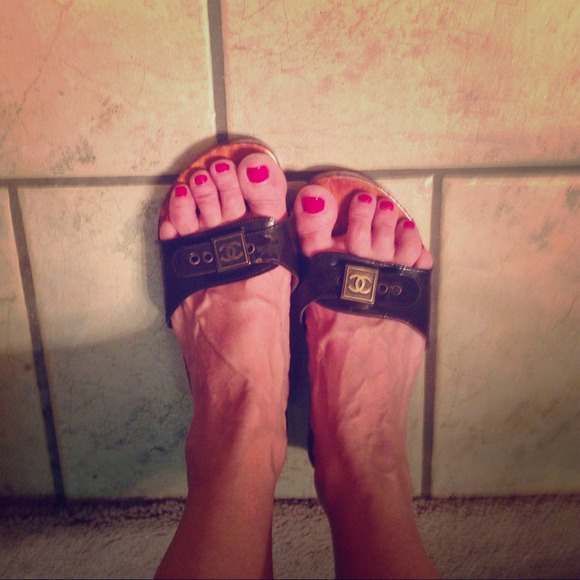 Chanel authentic clogs