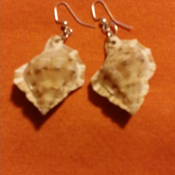 Pure Shell earrings - Picture 2 of 2