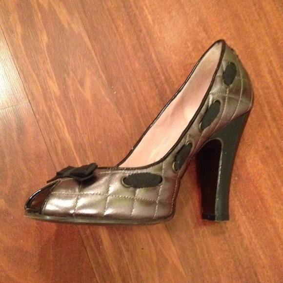 SOLD H.P 10.30  Marc Jacobs quilted bow heels - Picture 2 of 4