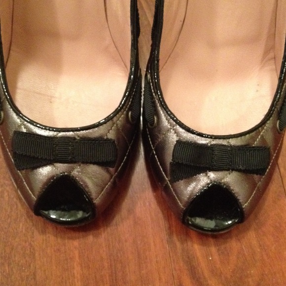 SOLD H.P 10.30  Marc Jacobs quilted bow heels - Picture 3 of 4