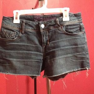 Dark Wash Denim Shorts