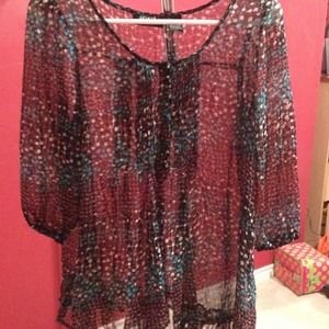 Floral Chiffon Blouse