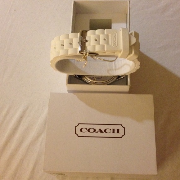 COACH ? authentic white signature watch