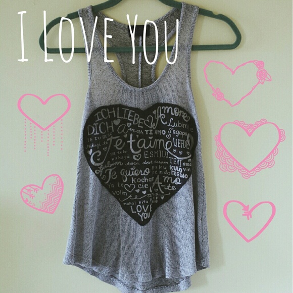 "I Love You" Tank Top