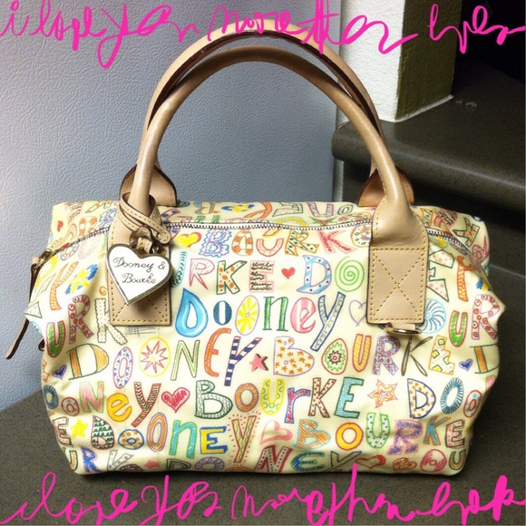 Colorful Dooney and Bourke handbag