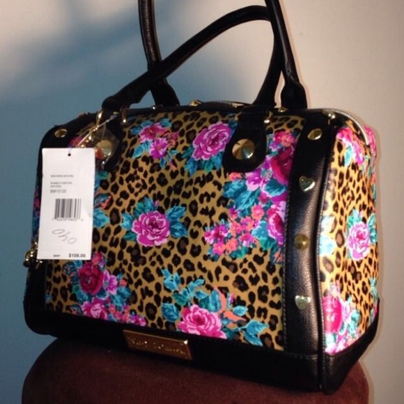 Betsey Johnson Cheetah Satchel