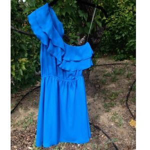 Francesca's One Shoulder Dress