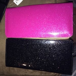 Glitter wallets.