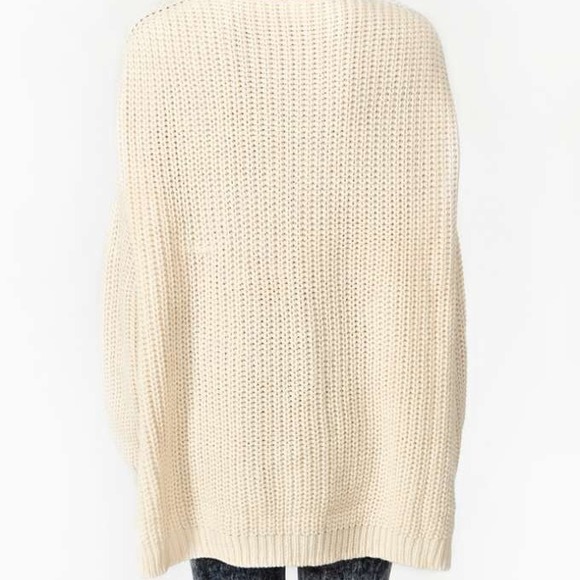 Nasty Gal Cambridge Knit Sweater in Cream - Picture 2 of 4