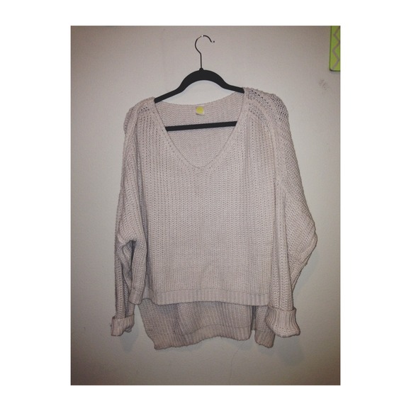 Nasty Gal Cambridge Knit Sweater in Cream - Picture 3 of 4