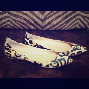 Steve Madden Calf Hair Animal Print Flat