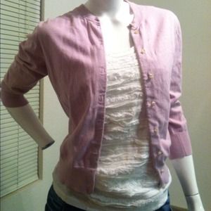 Lavendar & teal jcrew cardigans bundle