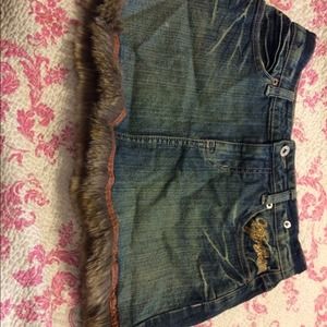 Denim skirt
