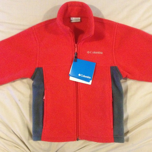 BRAND NEW Columbia kids size 6-7 red