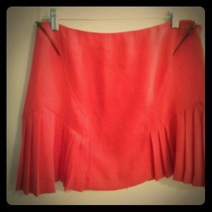 Sassy red Versace skirt