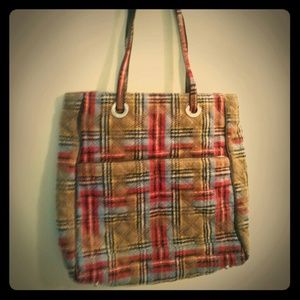 Plaid handbag