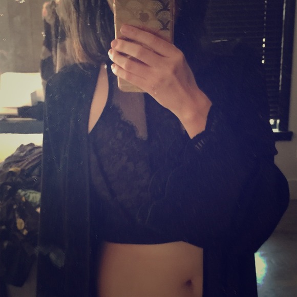 LF Tops - 🔻LIMITED TIME SUPER SALE🔻LF Lace Panel Crop Top