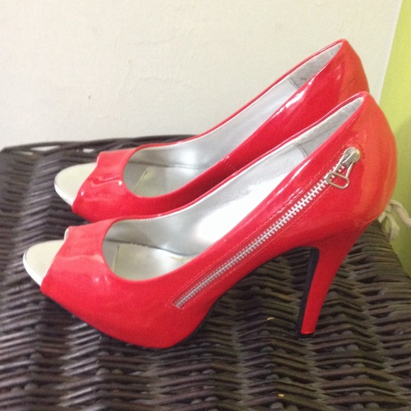 Red cute heel