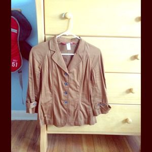 Super cute fitted spring jacket!!