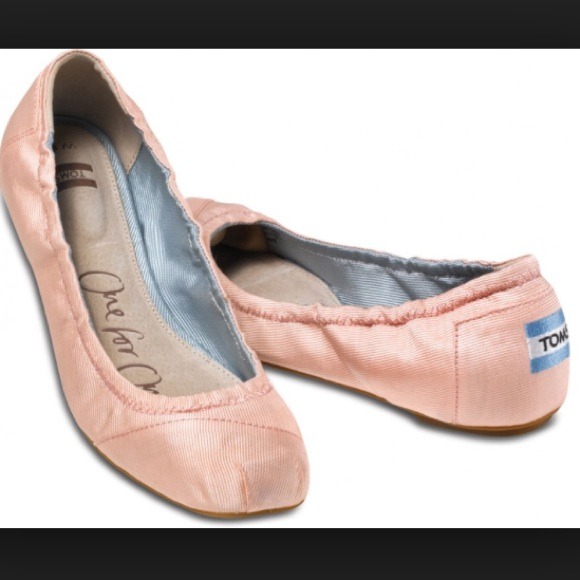 TOMS Light Pink Ballet Flats.