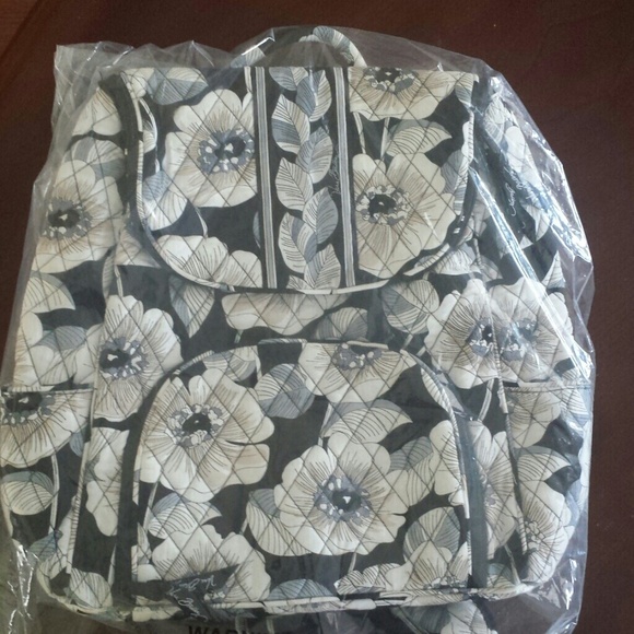 Vera Bradley Double Zip Backpack in Camellia