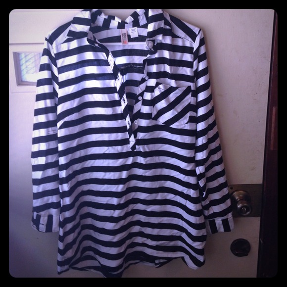 Route 66 striped blouse