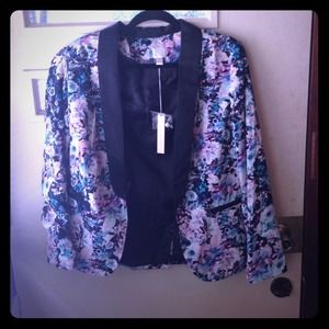 Lauren Conrad floral blazer