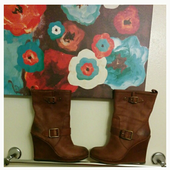 Lucky Brand Boots - 🎉Lucky Brand  Tatum wedge boot