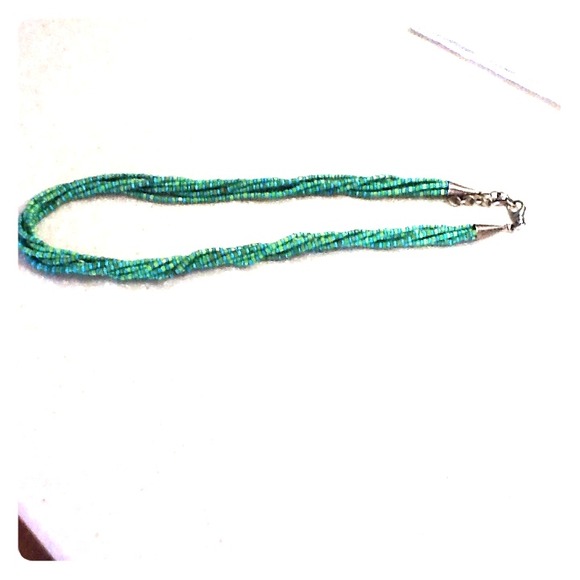 Sundance twisted turquoise necklace