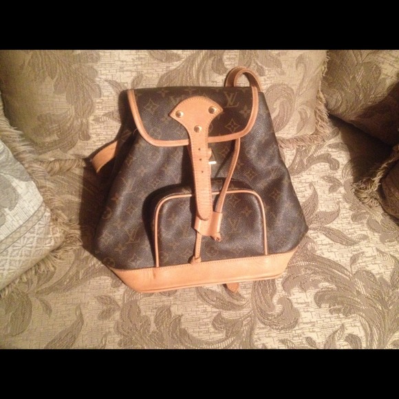 Brown backpack