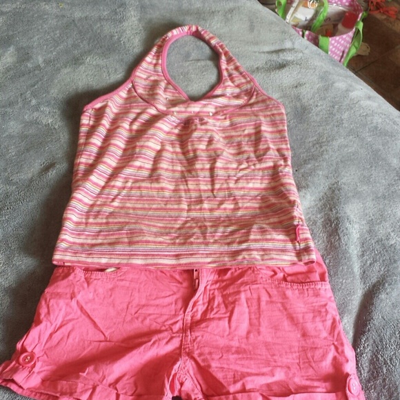 The children's place Pink halter tank and shirts