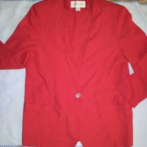 LIGHTWEIGHT RED BLAZER