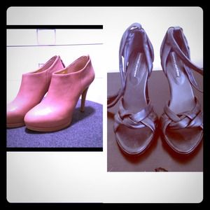 Bundle: Fabulous Camel Booties & Black Heels