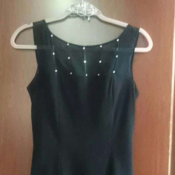 REDUCED💸💸NWOT  EVAN- PICONE BLACK COCKTAIL DRESS - Picture 2 of 4