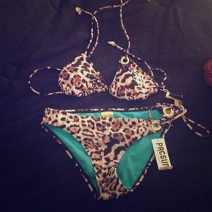 RESERVED for @elenawidbin  Leopard Swim Suit
