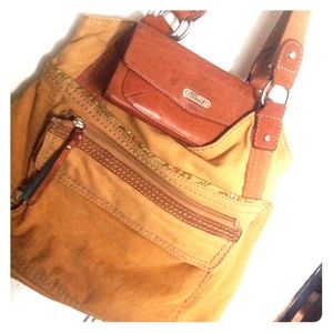 FOSSIL BoHo Handbag & Wallet Set