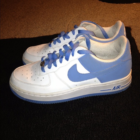 Blue white nike