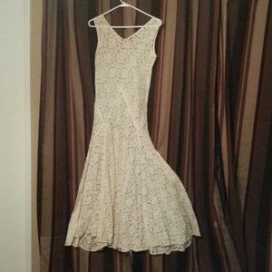 Antique lace dress