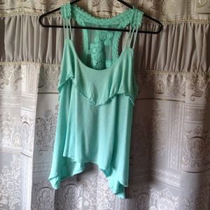 Aqua Blue Wetseal Tank Top