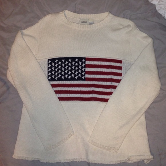 American Flag Sweater