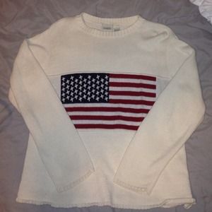 American Flag Sweater