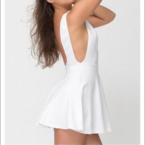 White Ponte Sleeveless Skater Dress