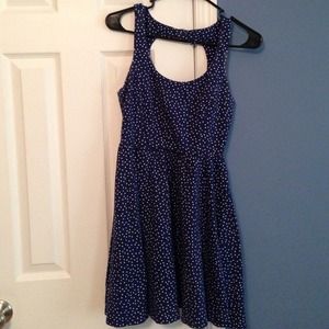 Lauren Conrad XS blue and white sundress