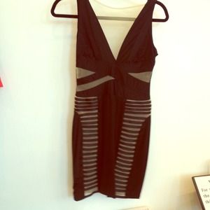 Black Mesh Dress