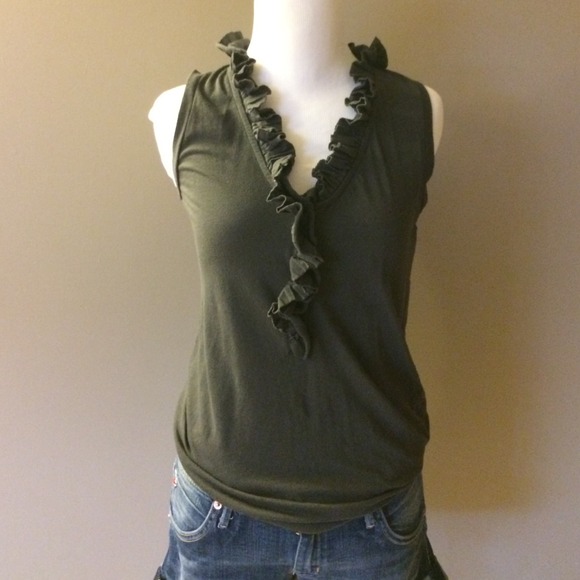 J crew top. Xs. Grey