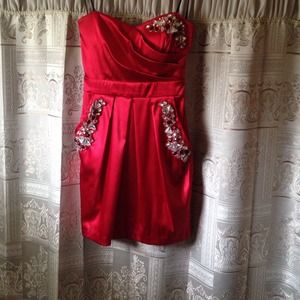 Beautiful Red Cocktail Dress