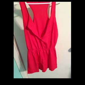 Red romper