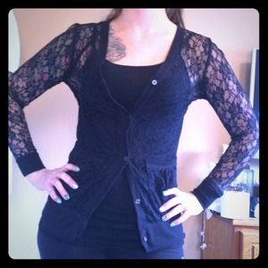 Forever 21 lace cardigan